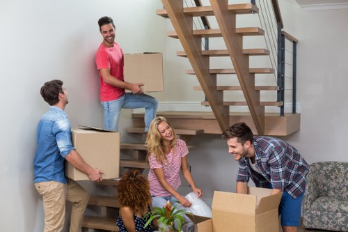 Elegant Knightsbridge neighborhood with convenient storage options nearby