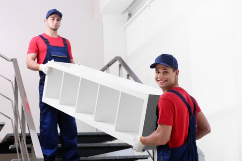Local removals team preparing a move in Knightsbridge