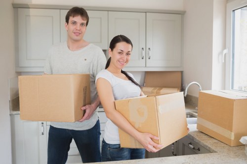 Organized student belongings stored safely in Knightsbridge
